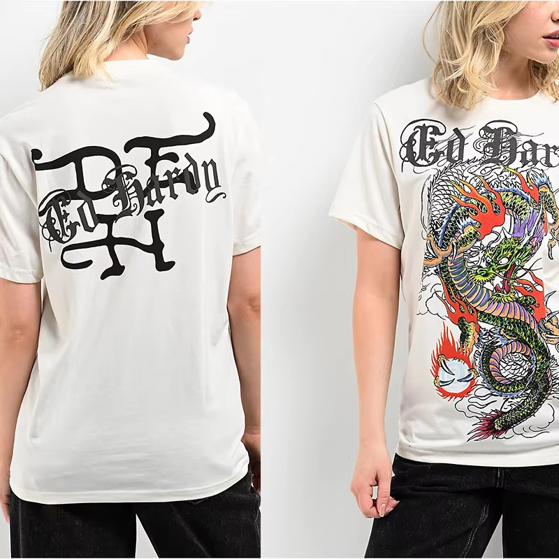 Streetwear Brand Japan - Kaus Merek Tato Trendi Jalanan Y2k