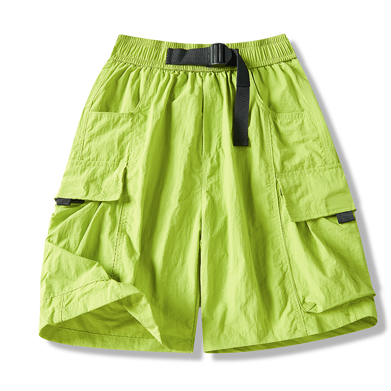Corteiz Cargo Pant - Celana Pendek Kargo Hijau Neon Y2K