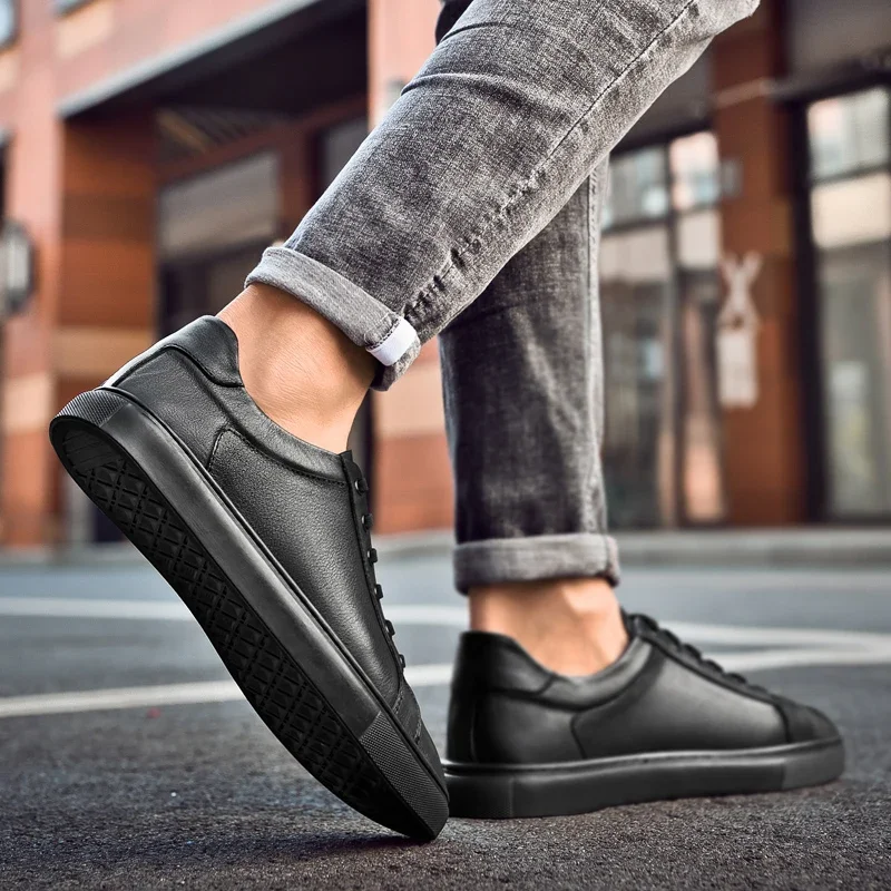 Sepatu Kulit Asli Merek Fashio - Streetwear Brand Shoes ulasan dan harga