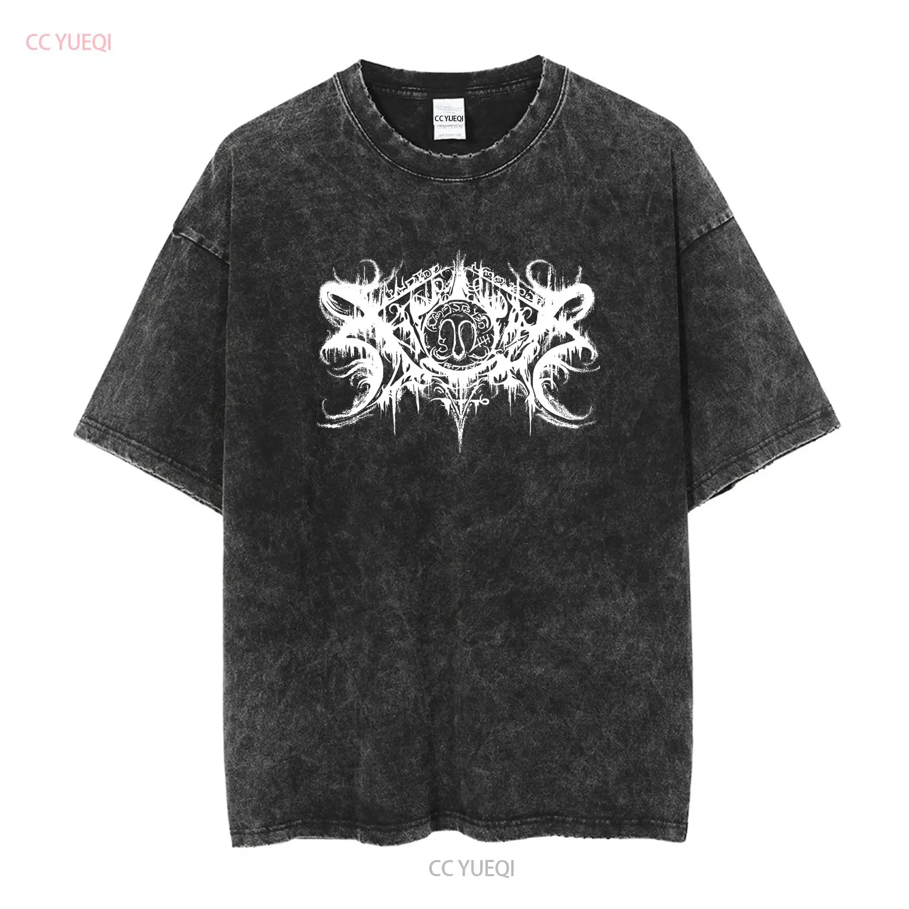XASTHUR Kaus Baru Hitam Metal  - Streetwear Brand For Men ulasan dan harga