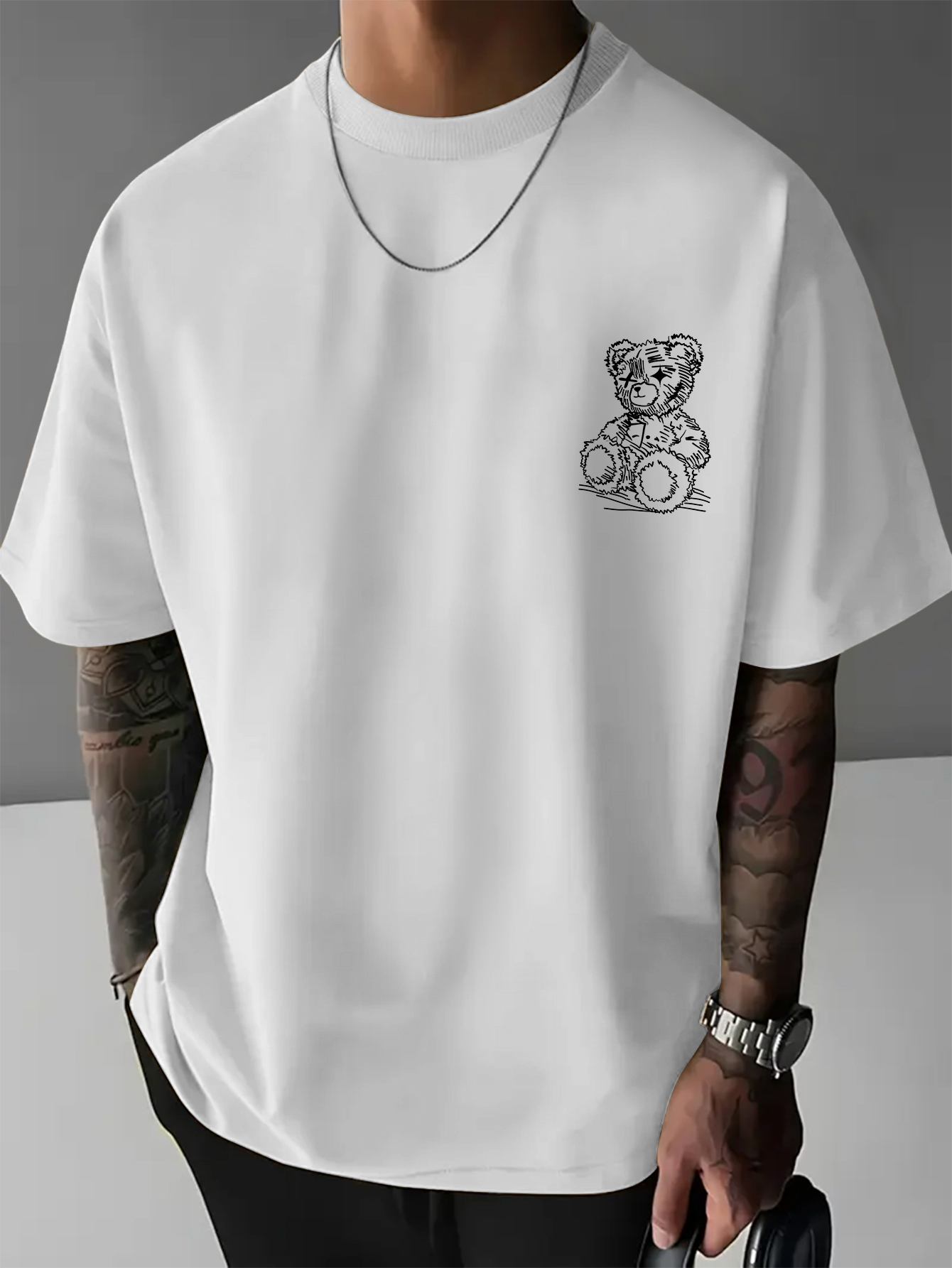 Kaos Pria Oversize Streetwear  - Streetwear Brand Quotes ulasan dan harga