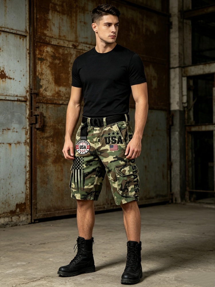 Celana Pendek Kargo Camo Pria  - Corteiz Cargo Pant ulasan dan harga