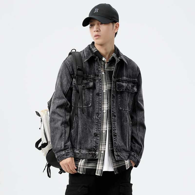 Jaket Denim Pria Model Longgar - Streetwear Brand For Men ulasan dan harga