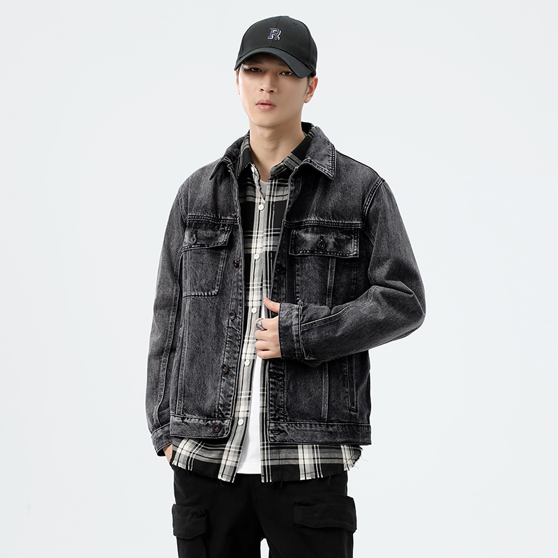 Jaket Denim Pria Model Longgar - Streetwear Brand For Men ulasan dan harga